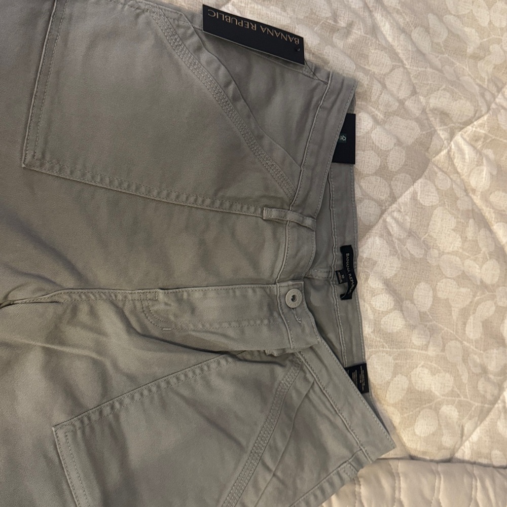 Banana Republic Light Gray Trousers